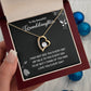 Granddaughter Gift Necklace from Grandma – Message Card