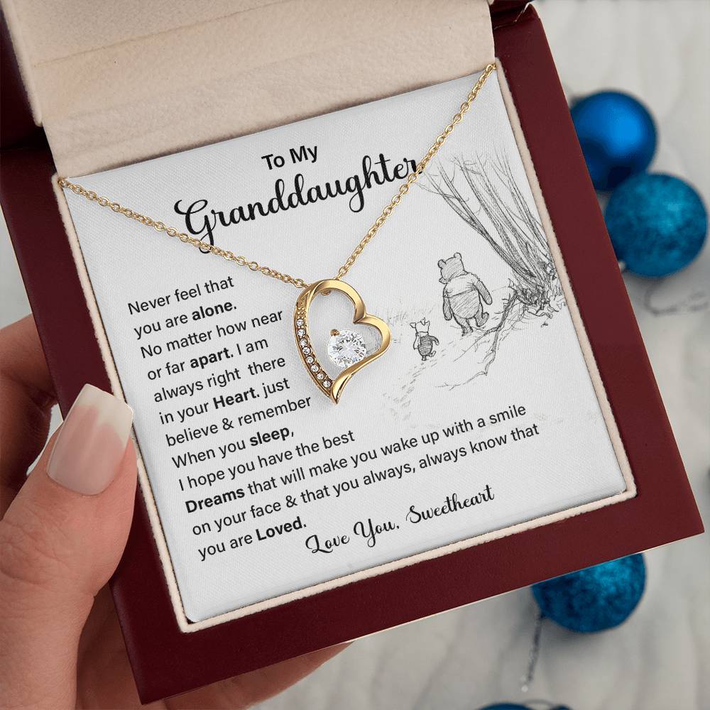 To My Granddaughter Gift From Grandpa With Heartfelt Message Card