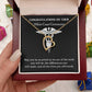 White Coat Ceremony Necklace Gift with Congratulations Card