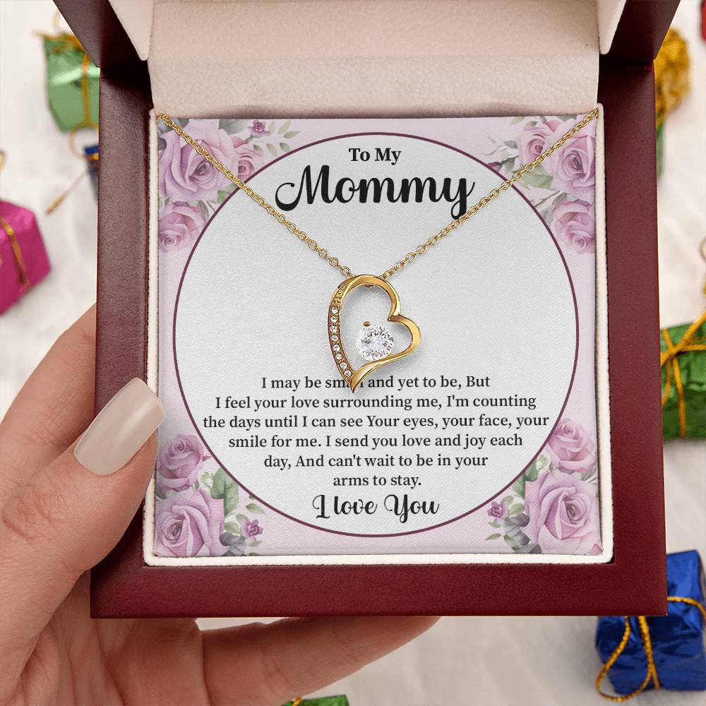 Mommy Necklace Gift from Bump with Message Card
