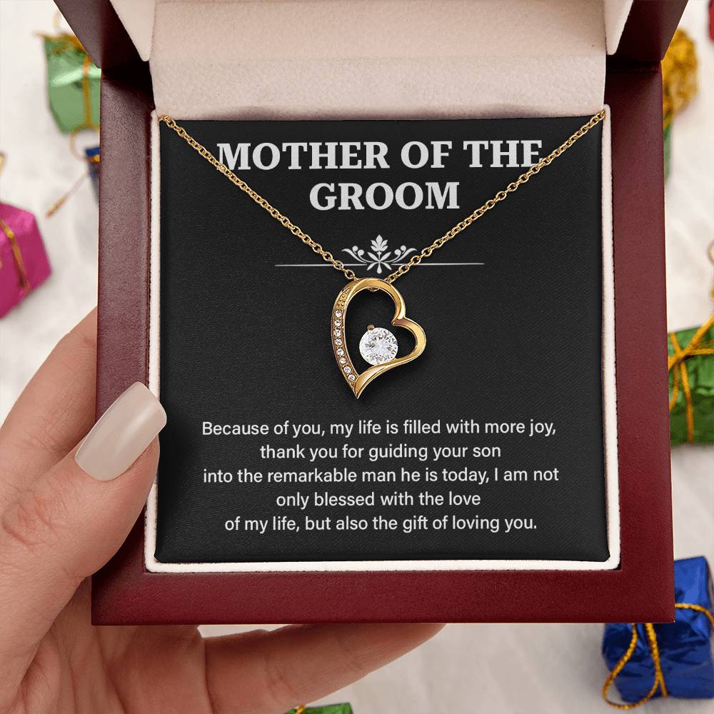 To The Mother Of The Groom Mother Of The Groom Necklace Gift Sentimental Jewelry For Mother Of The Groom Jewelry Gift For Groom's Mom Special Gift For Groom's Mom Meaningful Gift For Groom's Mother Supportive Gift For Mother Unique Gift For Mother