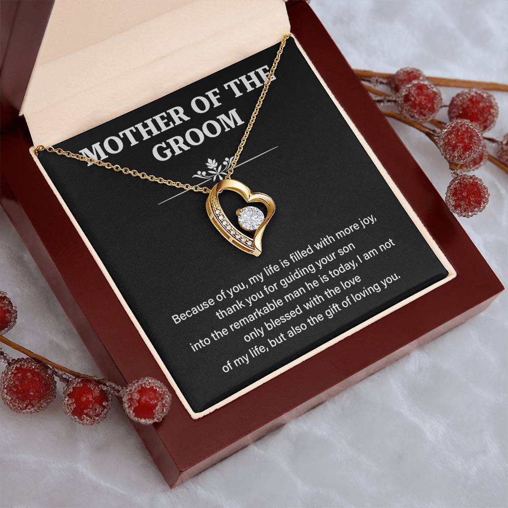 To The Mother Of The Groom Mother Of The Groom Necklace Gift Sentimental Jewelry For Mother Of The Groom Jewelry Gift For Groom's Mom Special Gift For Groom's Mom Meaningful Gift For Groom's Mother Supportive Gift For Mother Unique Gift For Mother