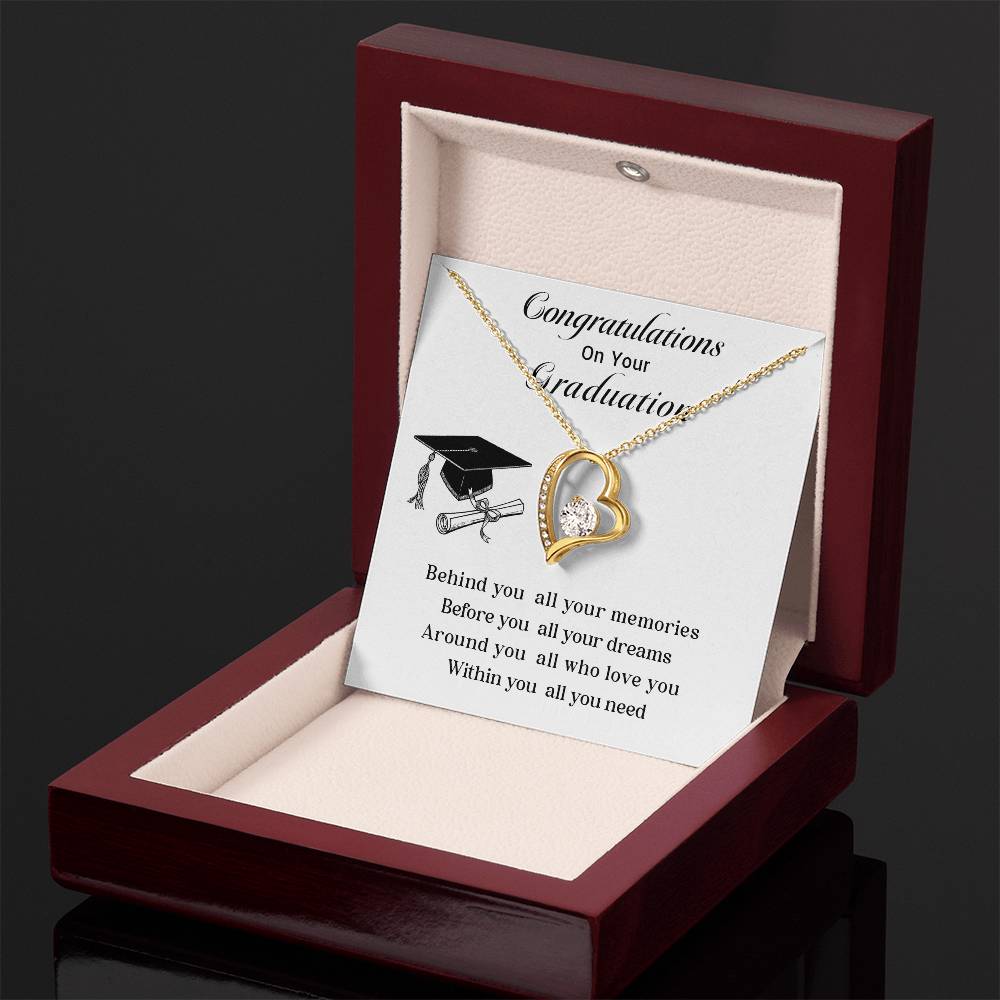 Congratulations On Your Graduation Necklace Graduation Necklace Gift Necklace For Graduate’s Special Day Gift For Graduate’s New Journey Necklace For Graduate’s Memories Gift For Graduate’s Success Emotional Gift For Graduates