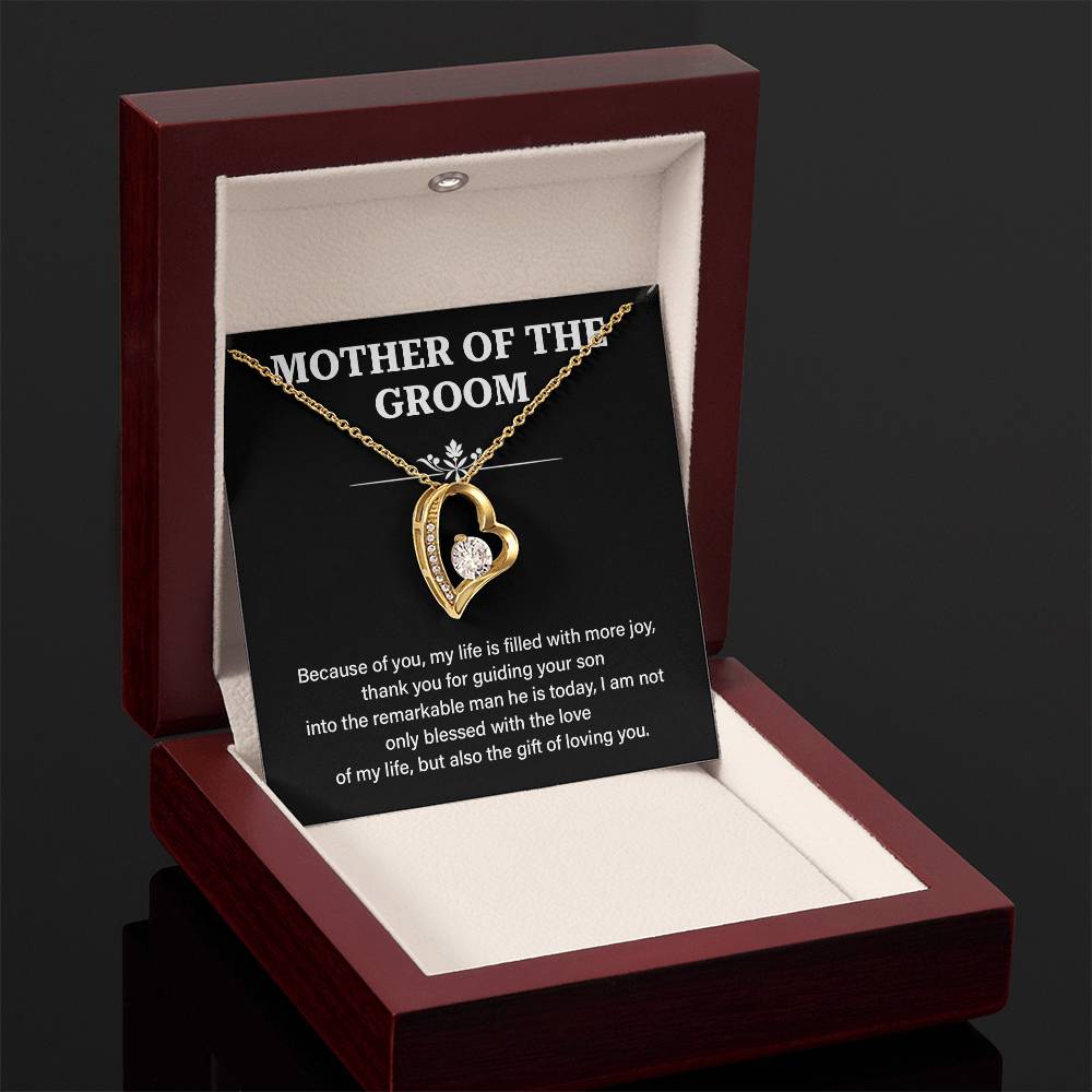 To The Mother Of The Groom Mother Of The Groom Necklace Gift Sentimental Jewelry For Mother Of The Groom Jewelry Gift For Groom's Mom Special Gift For Groom's Mom Meaningful Gift For Groom's Mother Supportive Gift For Mother Unique Gift For Mother