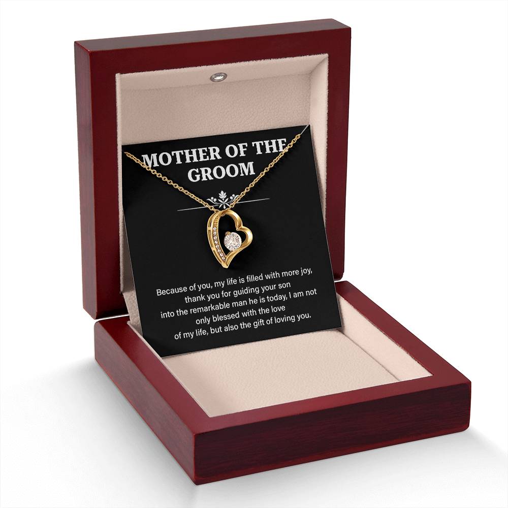 To The Mother Of The Groom Mother Of The Groom Necklace Gift Sentimental Jewelry For Mother Of The Groom Jewelry Gift For Groom's Mom Special Gift For Groom's Mom Meaningful Gift For Groom's Mother Supportive Gift For Mother Unique Gift For Mother