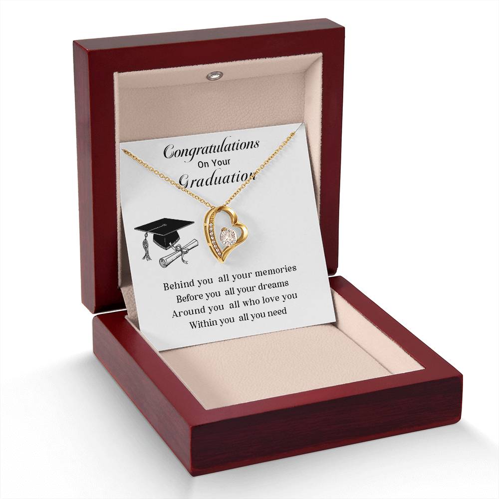 Congratulations On Your Graduation Necklace Graduation Necklace Gift Necklace For Graduate’s Special Day Gift For Graduate’s New Journey Necklace For Graduate’s Memories Gift For Graduate’s Success Emotional Gift For Graduates