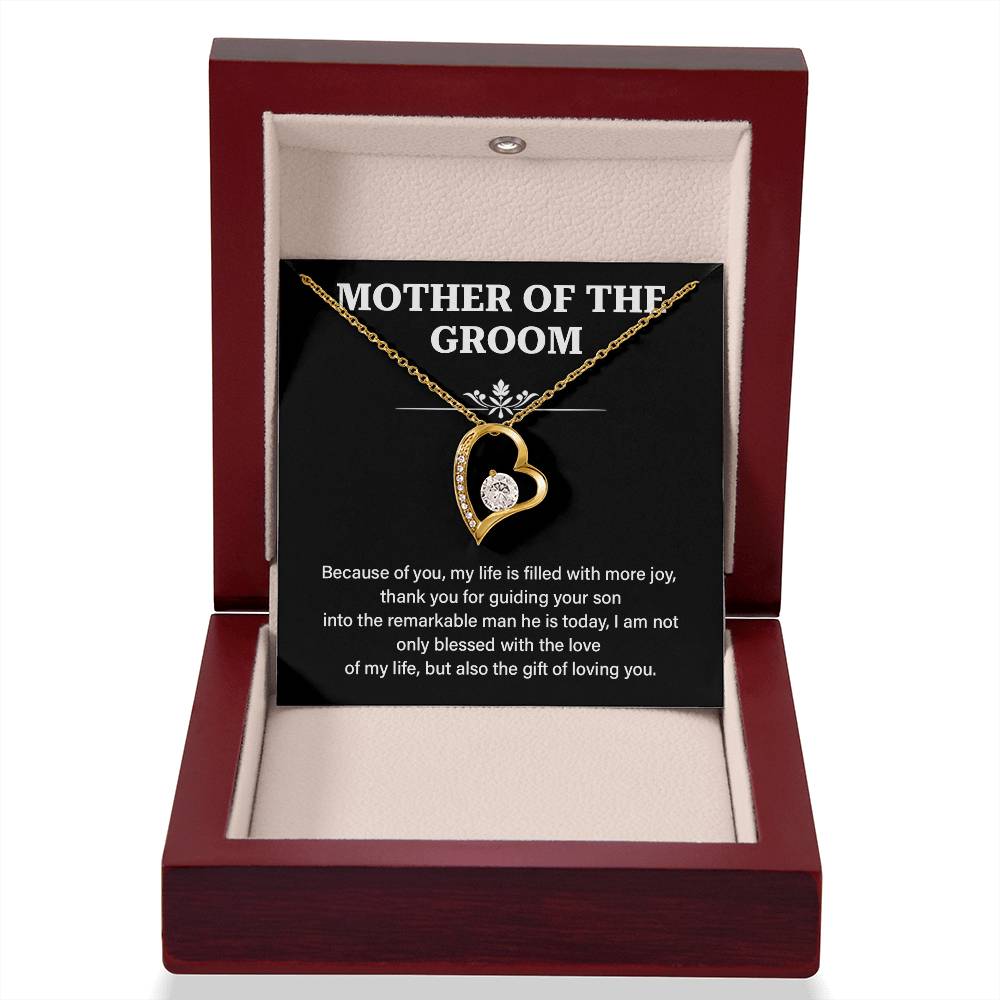 To The Mother Of The Groom Mother Of The Groom Necklace Gift Sentimental Jewelry For Mother Of The Groom Jewelry Gift For Groom's Mom Special Gift For Groom's Mom Meaningful Gift For Groom's Mother Supportive Gift For Mother Unique Gift For Mother