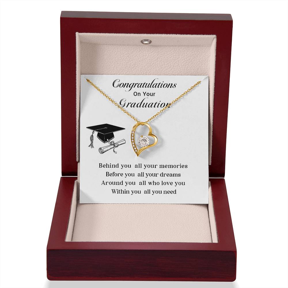 Congratulations On Your Graduation Necklace Graduation Necklace Gift Necklace For Graduate’s Special Day Gift For Graduate’s New Journey Necklace For Graduate’s Memories Gift For Graduate’s Success Emotional Gift For Graduates