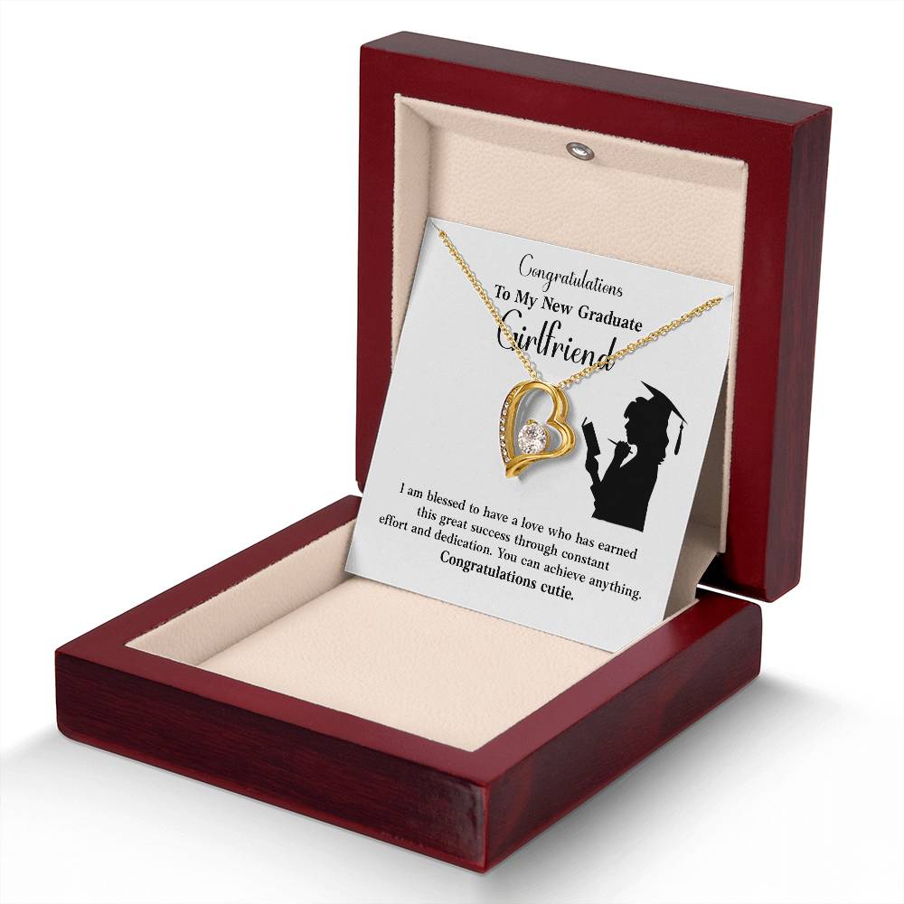 Congratulations To My New Graduate Girlfriend Necklace Necklace For Next Chapter Necklace For Girlfriend’s Potential Proud Partner Graduation Gift Sentimental Gift For New Graduate Gift For Girlfriend’s Graduation Graduate Girlfriend Necklace Gift