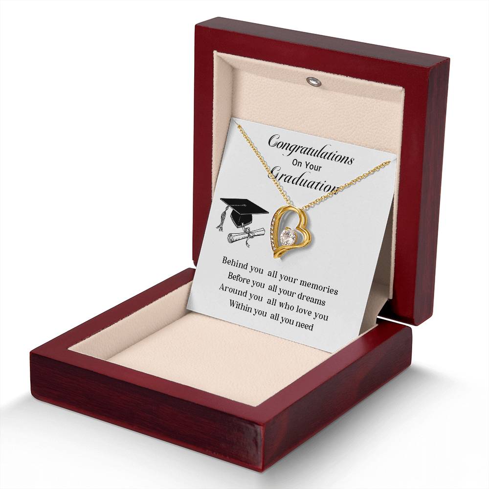 Congratulations On Your Graduation Necklace Graduation Necklace Gift Necklace For Graduate’s Special Day Gift For Graduate’s New Journey Necklace For Graduate’s Memories Gift For Graduate’s Success Emotional Gift For Graduates