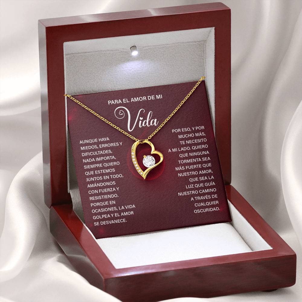 Spanish Love Necklace Gift for Wife or Girlfriend