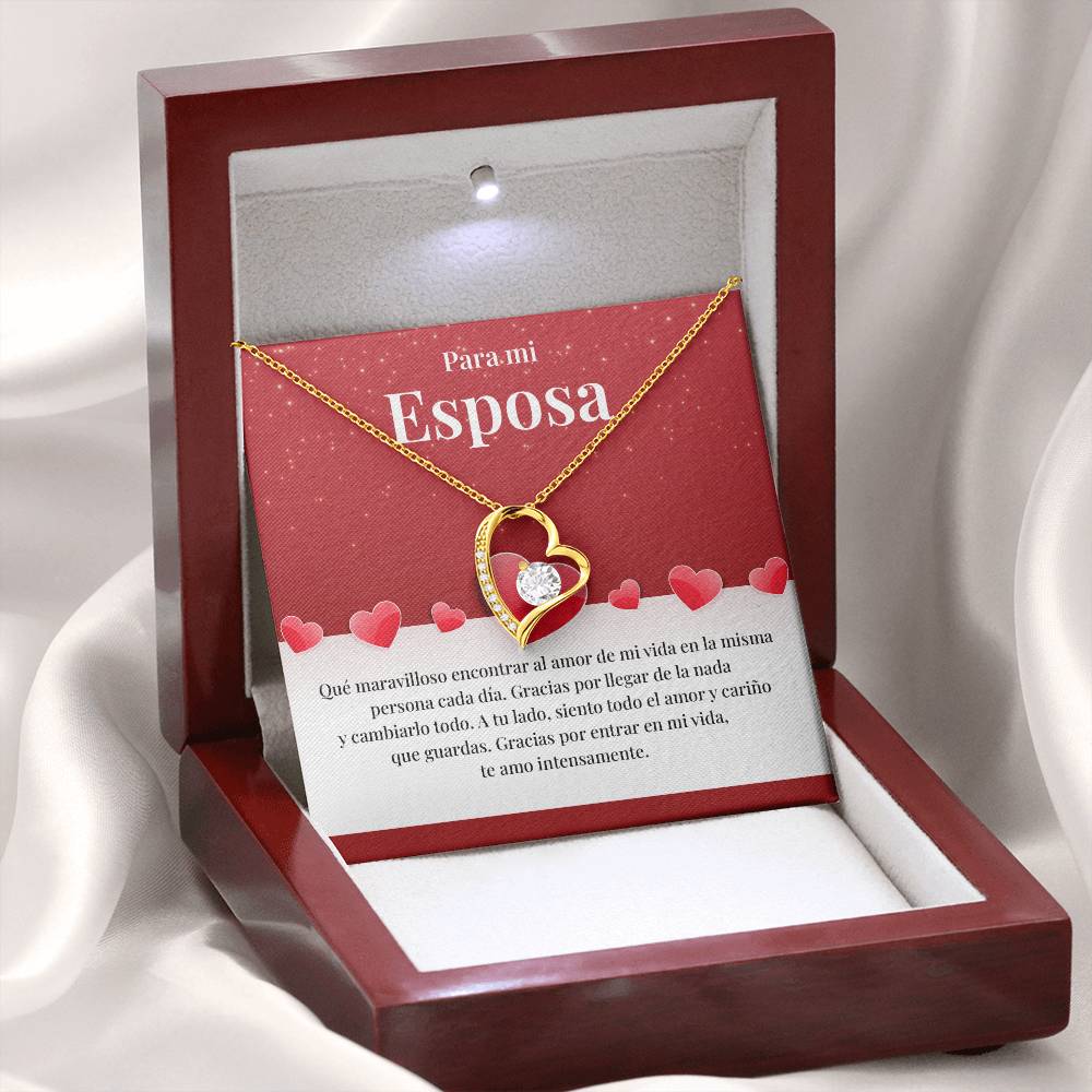 Romantic Spanish Gift for Wife with Message Card