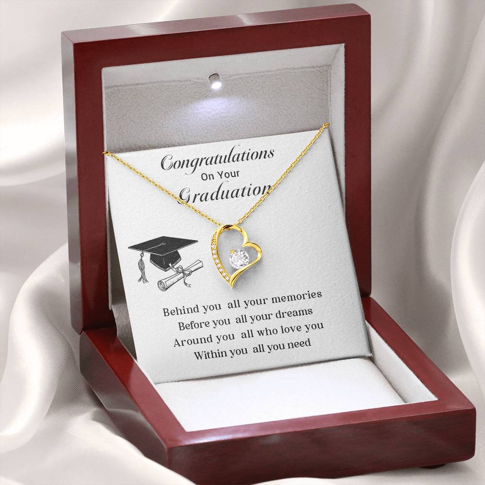 Congratulations On Your Graduation Necklace Graduation Necklace Gift Necklace For Graduate’s Special Day Gift For Graduate’s New Journey Necklace For Graduate’s Memories Gift For Graduate’s Success Emotional Gift For Graduates