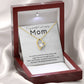 Mom Necklace Gift from Daughter – Heartfelt Message Card Jewelry