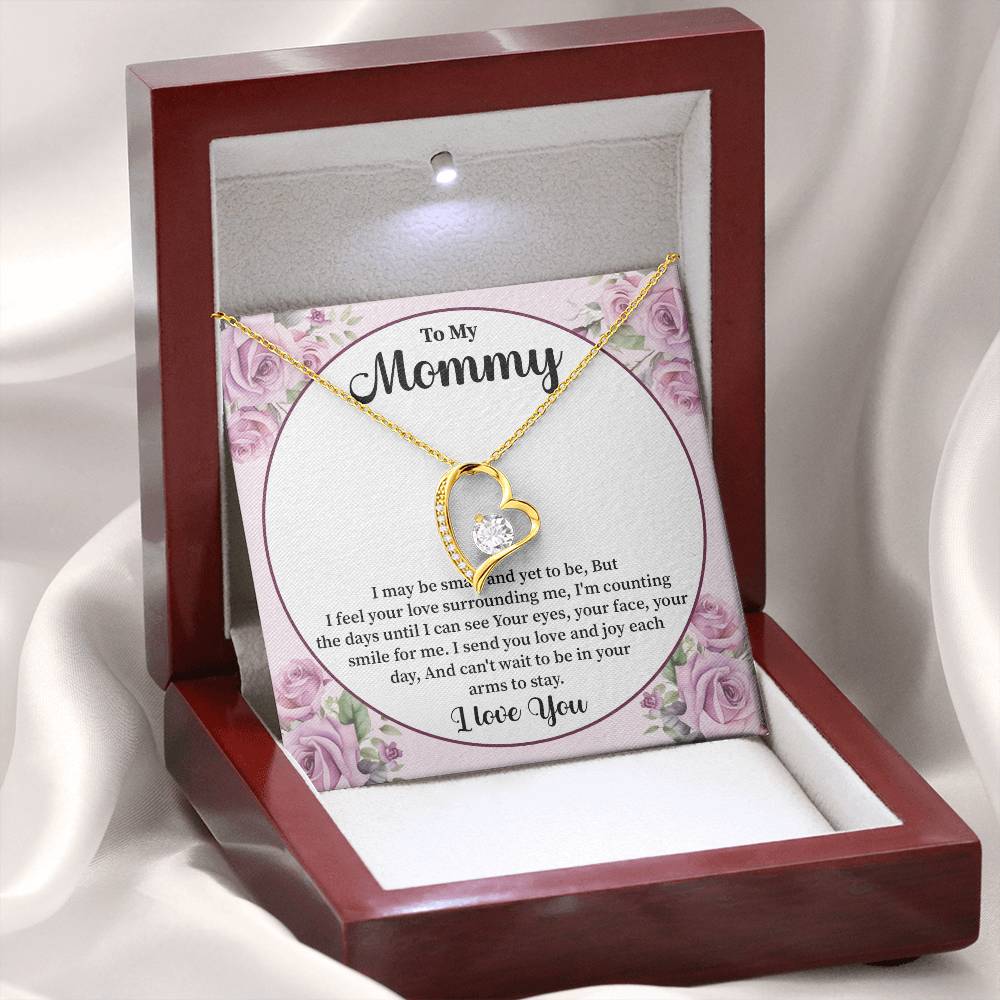Mommy Necklace Gift from Bump with Message Card