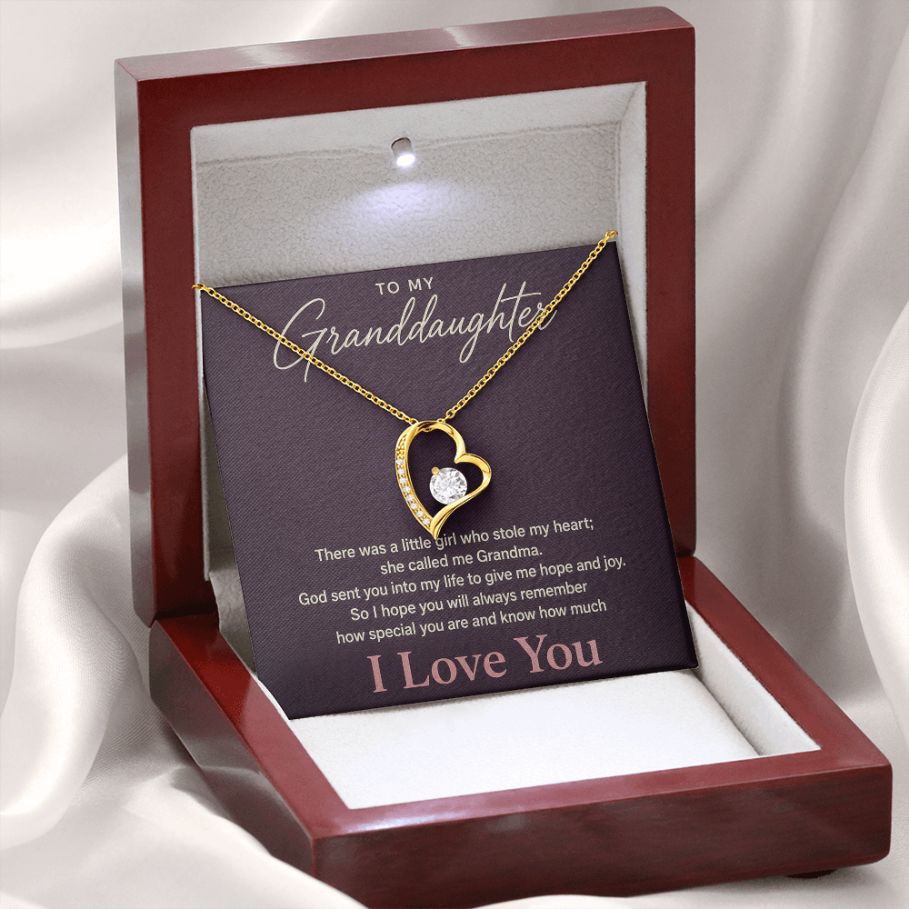 To my granddaughter