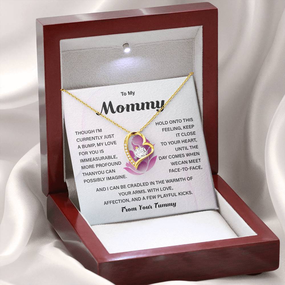 Mommy Necklace Gift from Baby Bump