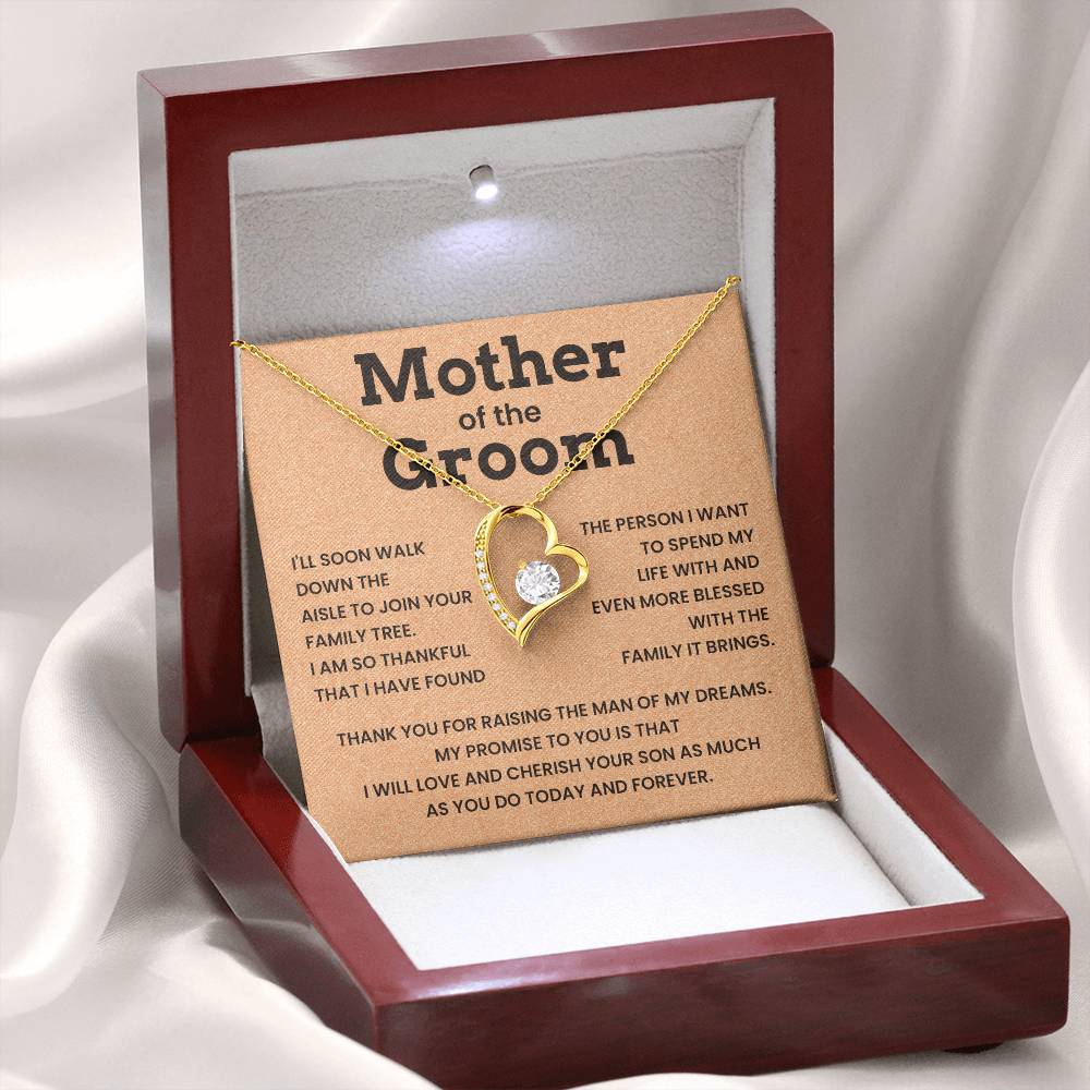 Bride to Groom’s Mom Wedding Gift Necklace
