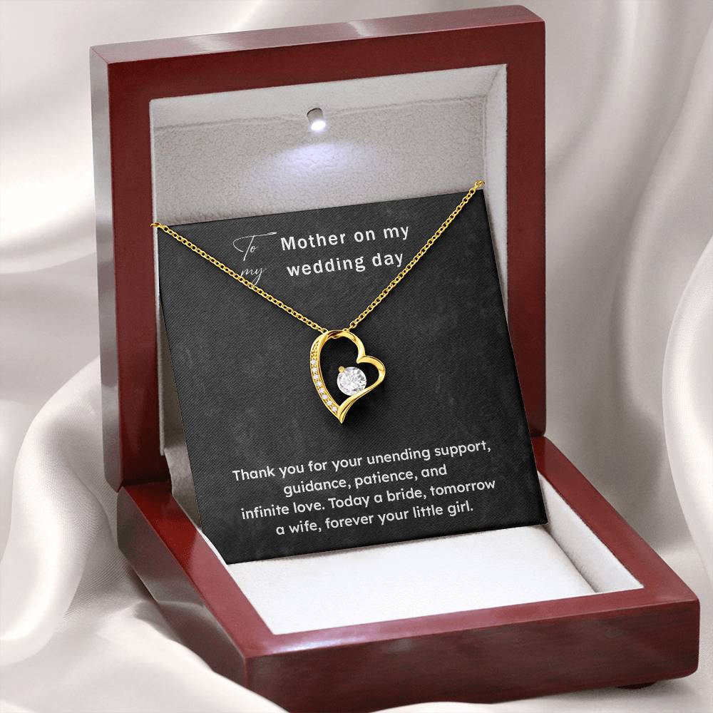Bride to Mother Wedding Day Necklace Gift – Sentimental Message Box