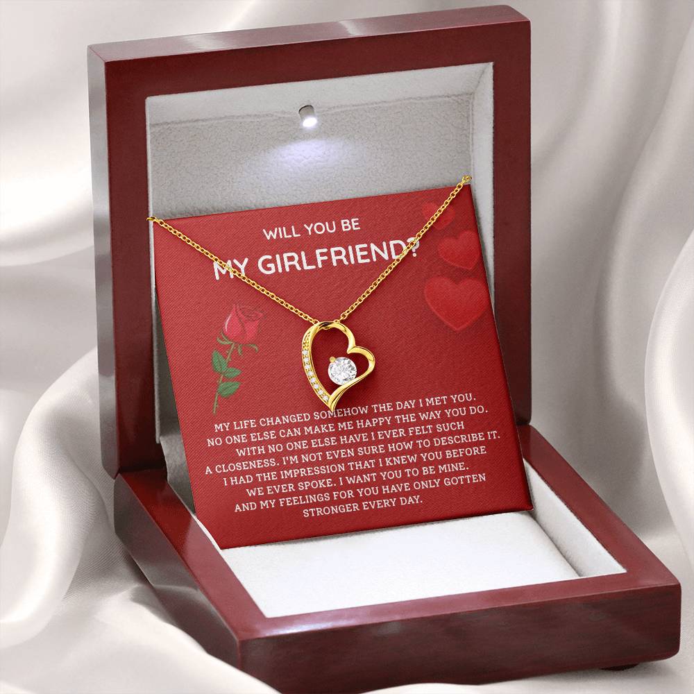 Will You Be My Girlfriend? - Romantic Proposal Gift, Heartfelt Love Message Keepsake, Celebrate New Beginnings Together