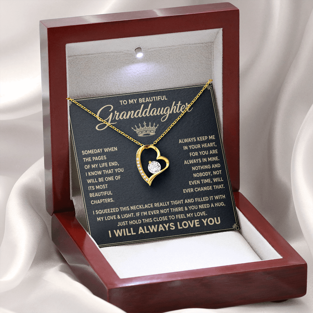 To my beautiful granddaughter