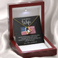 Military Wife Appreciation Gift with Message Card