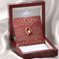 Romantic Necklace Gift for Partner – Message Card & Box