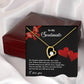 Soulmate Heart Necklace Gift for Her with Card