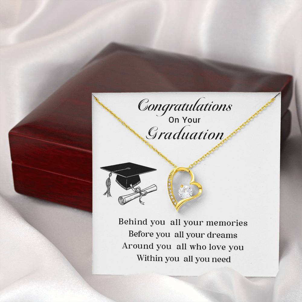 Congratulations On Your Graduation Necklace Graduation Necklace Gift Necklace For Graduate’s Special Day Gift For Graduate’s New Journey Necklace For Graduate’s Memories Gift For Graduate’s Success Emotional Gift For Graduates