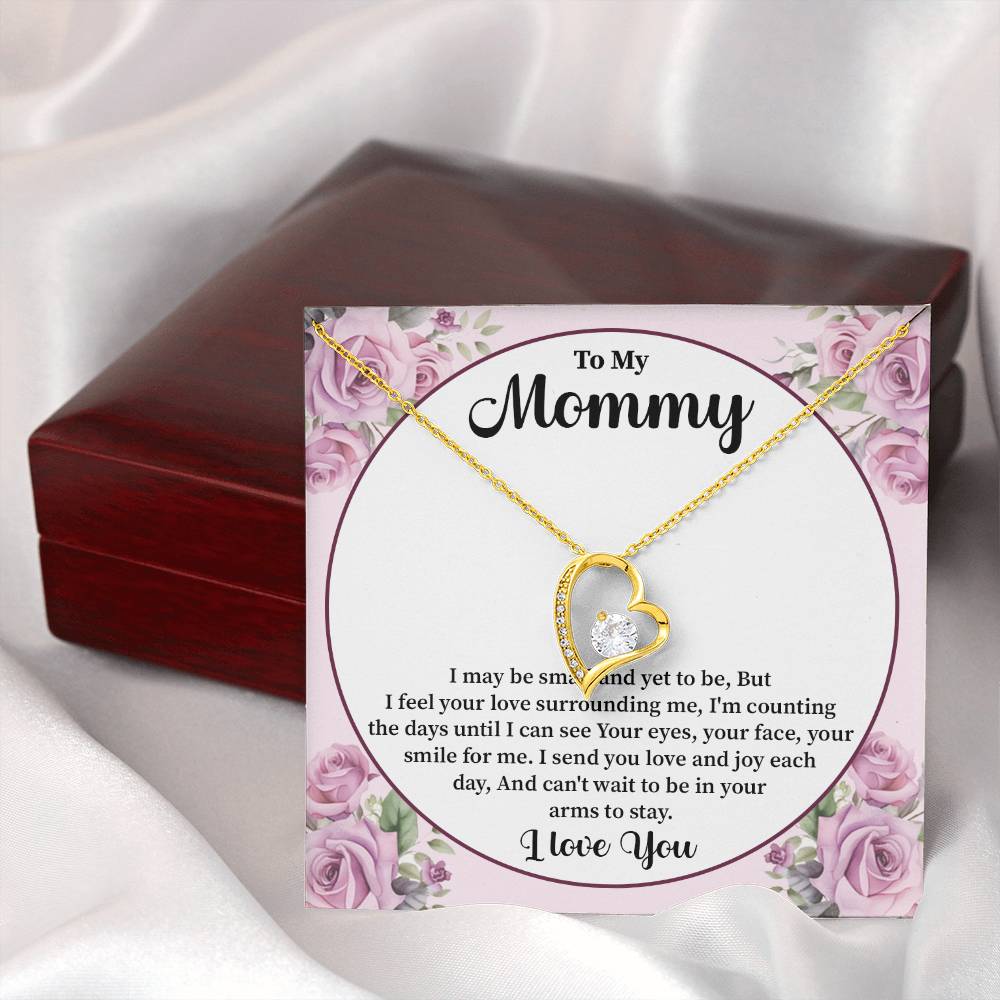 Mommy Necklace Gift from Bump with Message Card