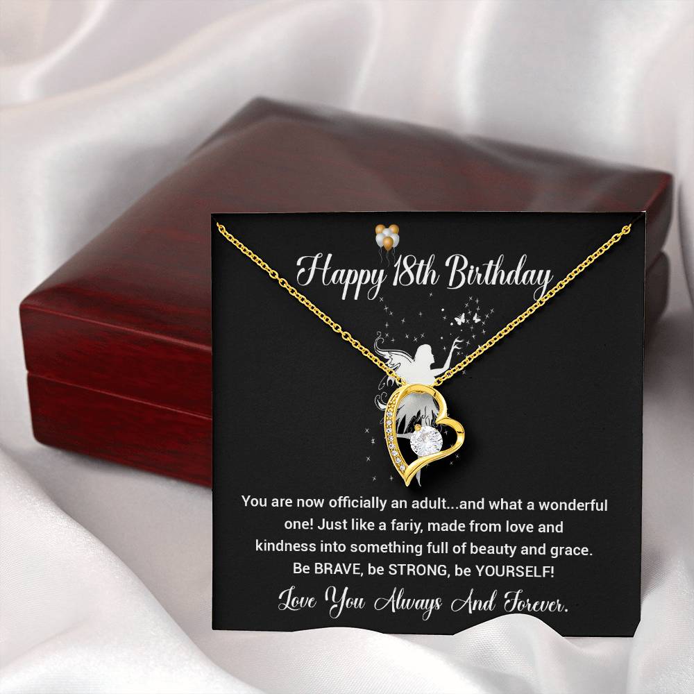 18th Birthday Necklace Gift for Girl – Fairy-Inspired Jewelry Box