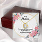 Mother Necklace Gift – First & Forever Friend Card