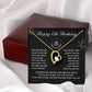 17th Birthday Heart Necklace Gift for Daughter – Message Card Box