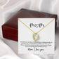 Necklace Gift for Mom From Kids With Sentimental Card