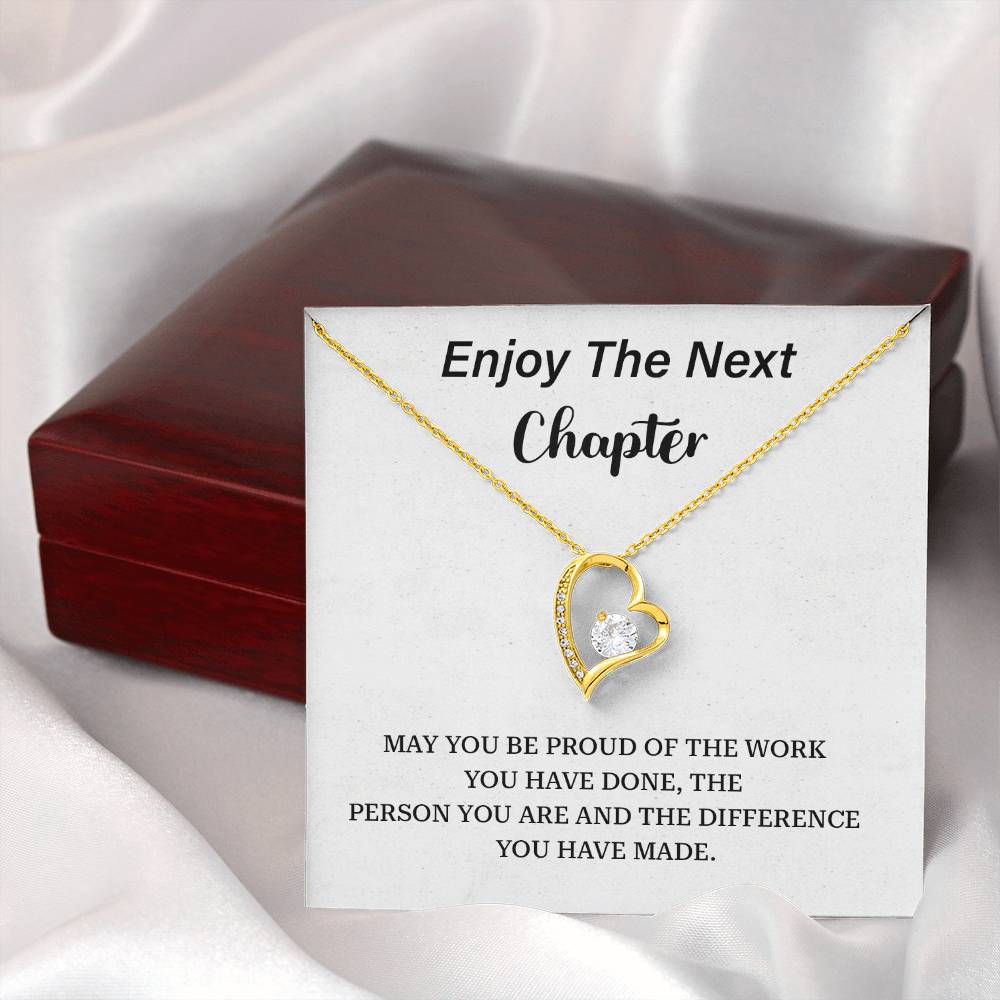 Enjoy The Next Chapter Enjoy The Next Chapter Necklace Gift Jewelry Gift For New Chapter In Life Emotional Gift For Life Change Best Sentimental Gift For Transition Gift For New Chapter In Life Necklace Gift For Celebrating New Chapter Sentimental Jewelry