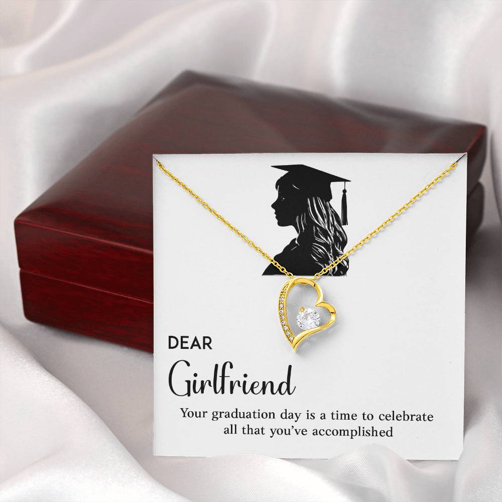 Dear Girlfriend Necklace Graduation Necklace Gift Necklace For Graduation Day Sentimental Graduation Gift Proud Partner Graduation Gift Necklace For New Beginnings Gift For Girlfriend’s Graduation Necklace For Future Success Gift For Girlfriend