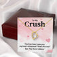 Crush Necklace Gift From Secret Admirer With Message Card