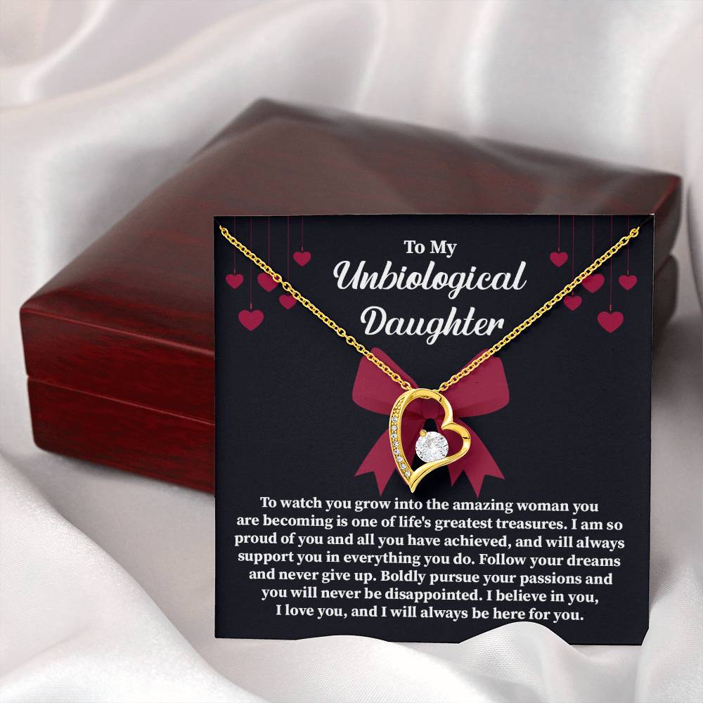 Unbiological Daughter Necklace from Bonus Mom