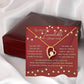 Romantic Necklace Gift for Partner – Message Card & Box