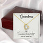 Grandma Necklace Gift – Loved You My Whole Life Message Card