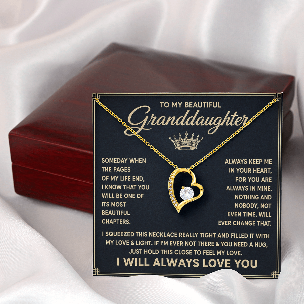 To my beautiful granddaughter