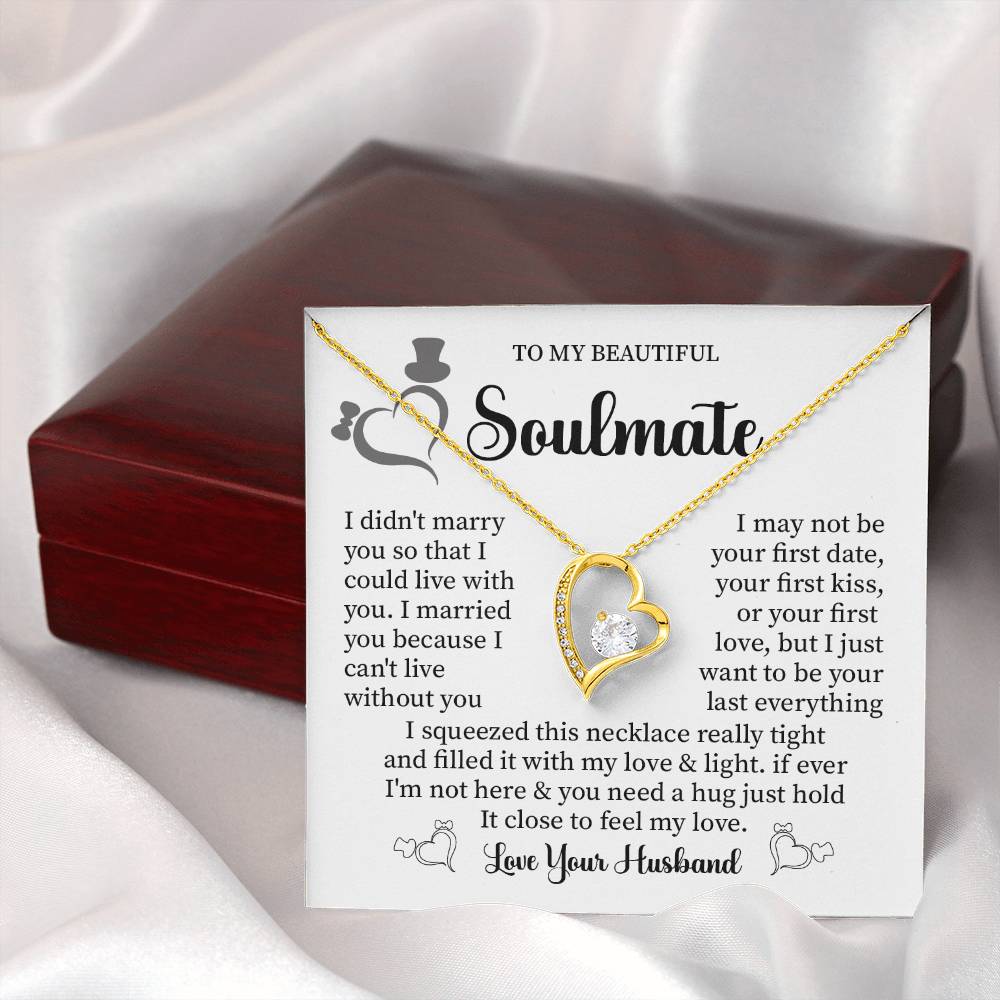 To My beautiful soulmate i didn't marry