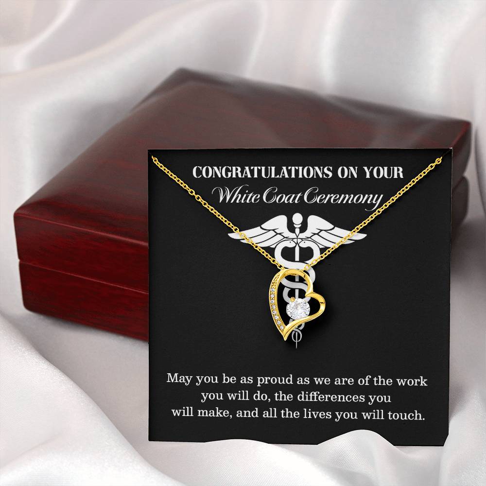 Congratulations On Your White Coat Ceremony You Can Conquer Necklace Enjoy The Journey Necklace Personal Growth Jewelry Motivational Jewelry Meaningful Gift For Graduates Achievements Necklace Congratulations Necklace White Coat Ceremony