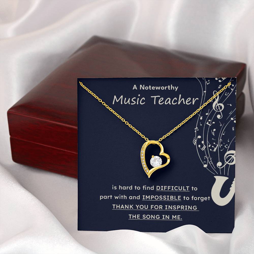 A Noteworthy Music Teacher Artistic Expression Jewelry Melodic Journey Necklace Passion For Music Necklace Soulful Artistry Jewelry Musical Journey Gift Creative Flow Necklace Inspiring Art Jewelry Imaginative Sound Jewelry Cultural Expression Necklace