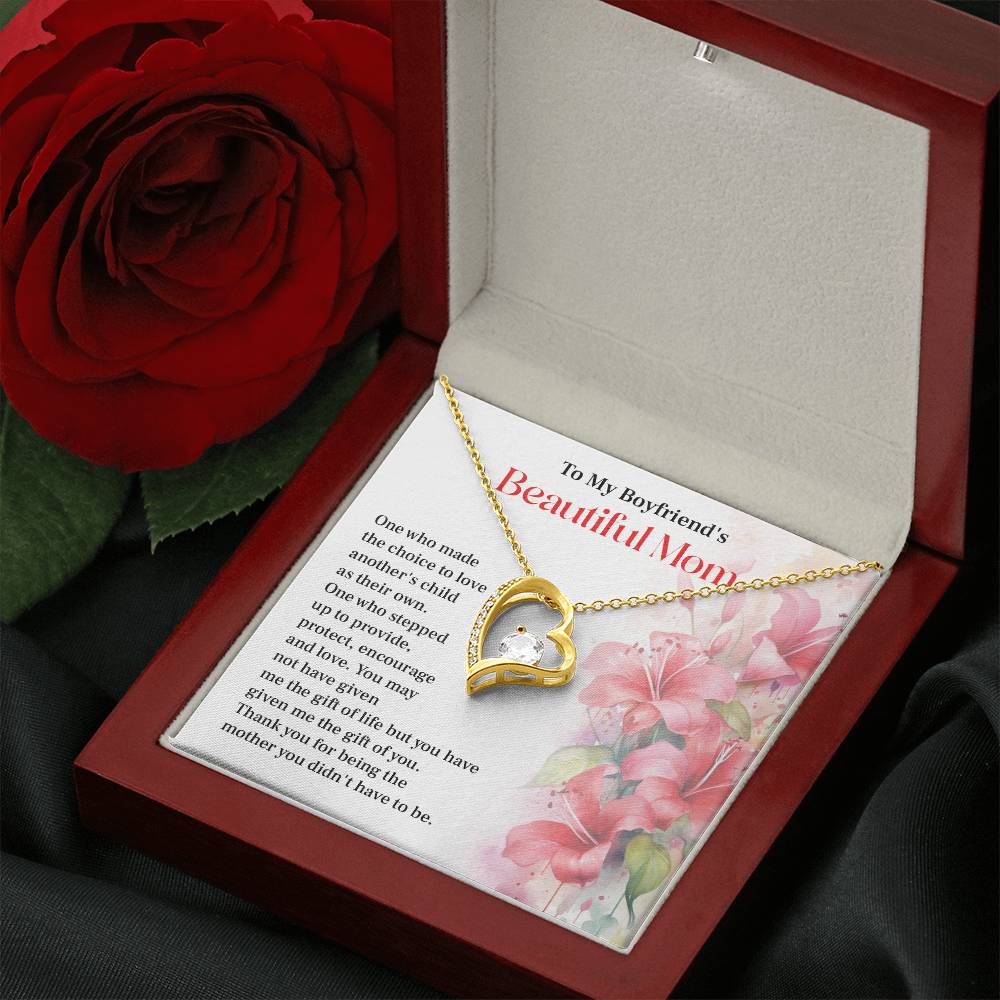 Beautiful Mom Necklace Gift from Boyfriend’s Partner