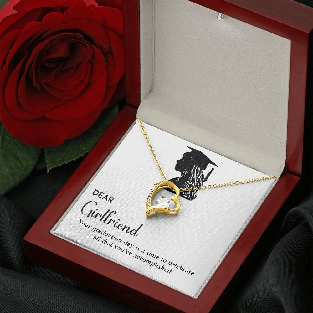 Dear Girlfriend Necklace Graduation Necklace Gift Necklace For Graduation Day Sentimental Graduation Gift Proud Partner Graduation Gift Necklace For New Beginnings Gift For Girlfriend’s Graduation Necklace For Future Success Gift For Girlfriend