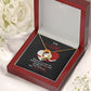 Mother Necklace Gift with Hug Message Card