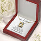 Mother Daughter Bond Necklace Gift with Message Card