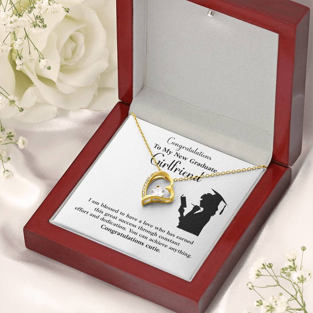 Congratulations To My New Graduate Girlfriend Necklace Necklace For Next Chapter Necklace For Girlfriend’s Potential Proud Partner Graduation Gift Sentimental Gift For New Graduate Gift For Girlfriend’s Graduation Graduate Girlfriend Necklace Gift