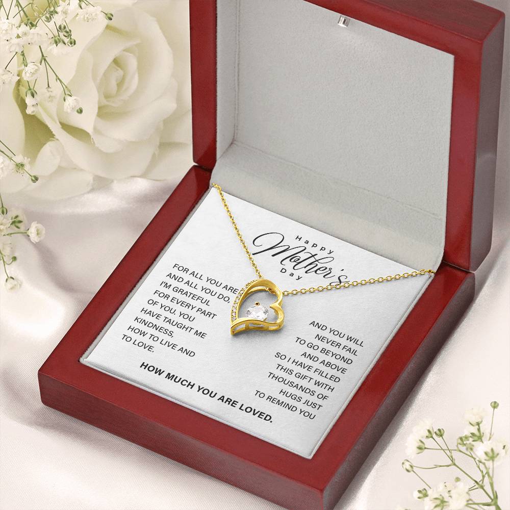 Mother’s Day Necklace Gift with Keepsake Message Card